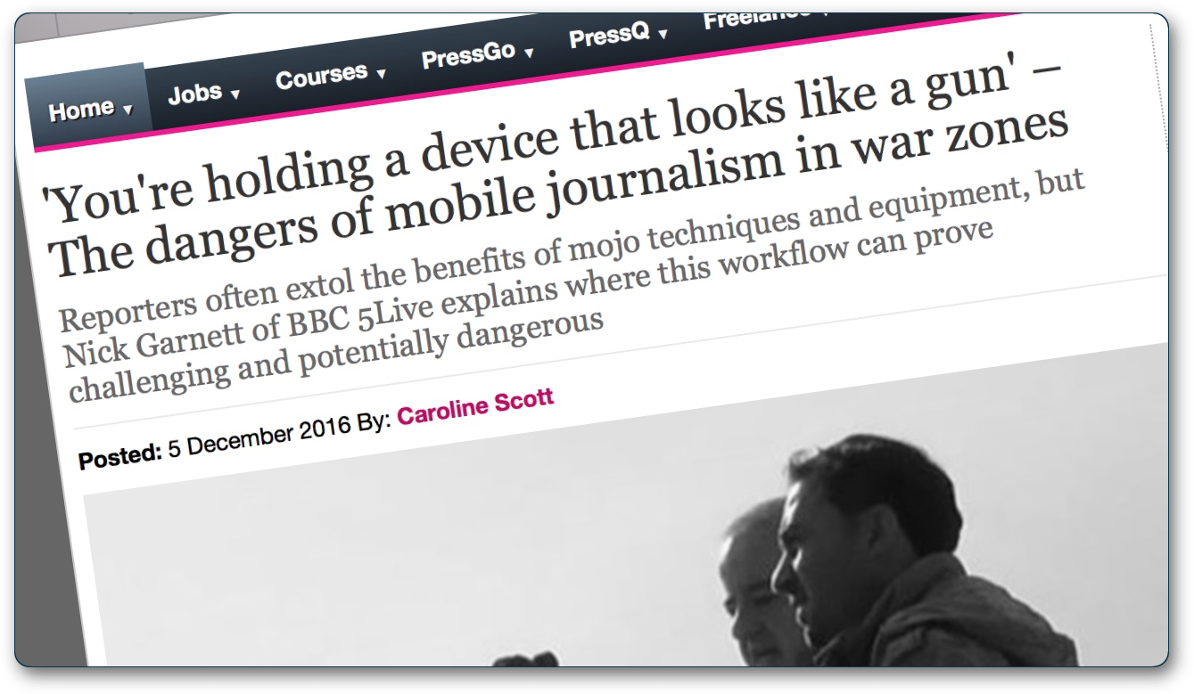 How mobile journalism can get you killed
